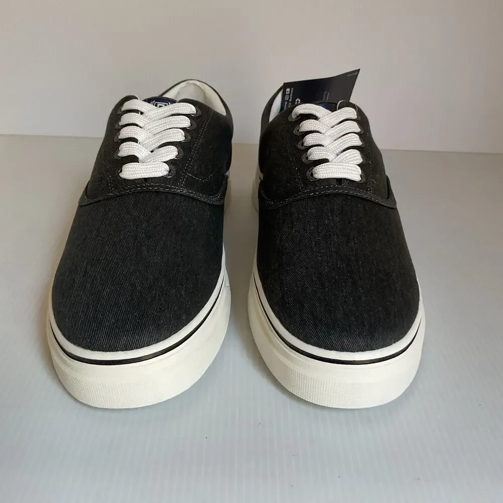 Chaps Casual Comfort Men’s Gray Canvas Sneakers Size 8.5M New in Box